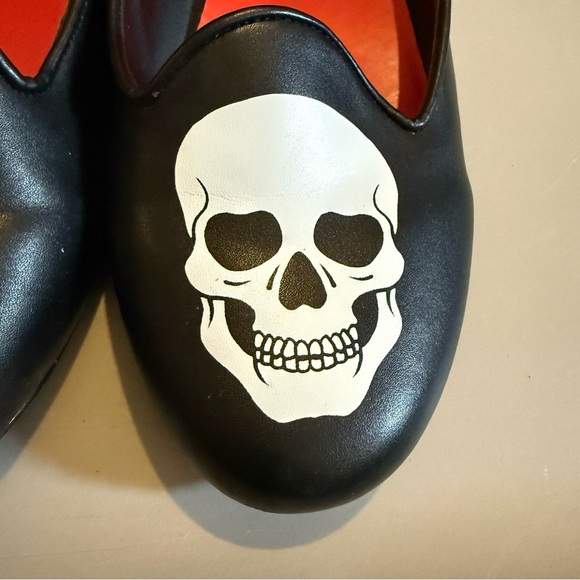 Strange cvlt Black Skull Loafers - Picture 3 of 8